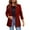 Wine Red, variant on XFLWAM Womens Casual Single Breasted Blazer Jacket Pockets Long Sleeve Open Front Work Office Blazer Lapel Button Jacket Khaki S