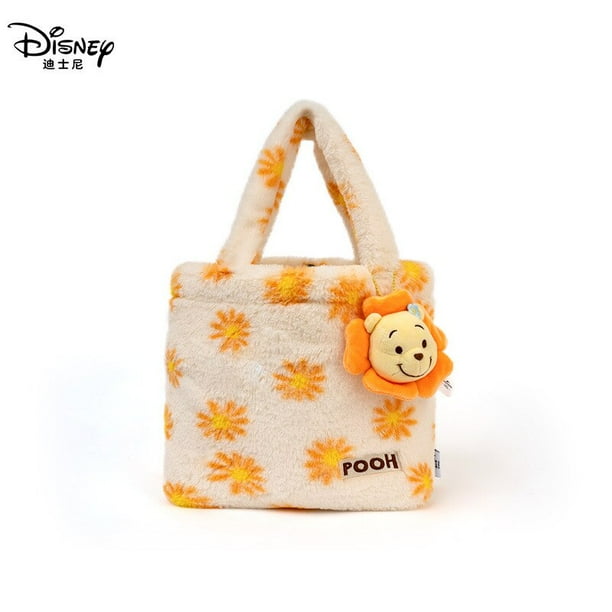 Bolso de felpa de tres ojos de Disney, bandolera de felpa, muñeca Winnie Bear, gran capacidad, envíe a su amigo zhangyuxiang unisex