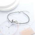 thumbnail image 5 of Rose Flower Urn Bracelet for Ashes for Women Stainless Steel Cremation Keepsake Adjustable Link Bangle Memorial Gift for Human Loved Ones, 5 of 6