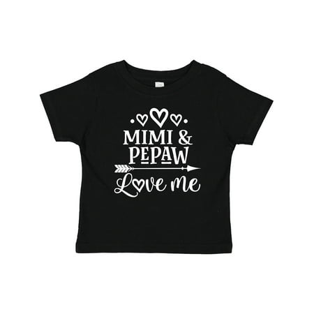 

Inktastic Pepaw and Mimi Love Me Gift Baby Boy or Baby Girl T-Shirt