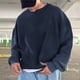 thumbnail image 3 of Gibobby Sudaderas para hombre Sudadera Fleece Crew para Hombre(Marina,G), 3 of 4