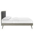 thumbnail image 4 of Modway Willow King Wood Platform Bed With Splayed Legs in Gray Charcoal, 4 of 10