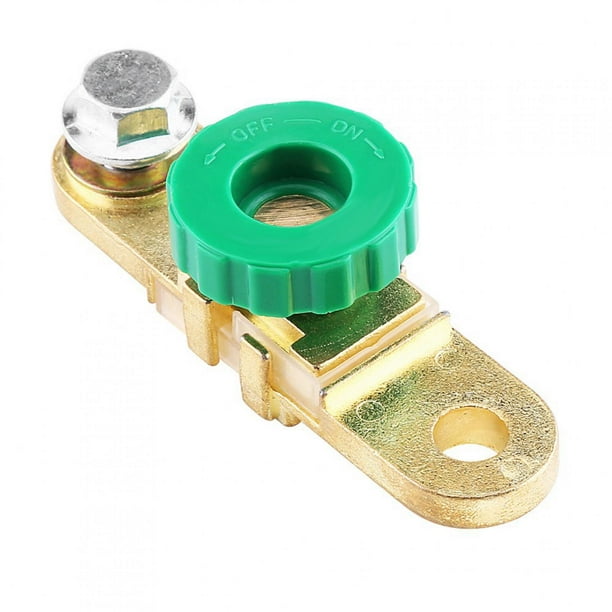 pieza de interruptor de enlace de terminal de batería de coche Green Head, desconexión rápida, accesorio automático