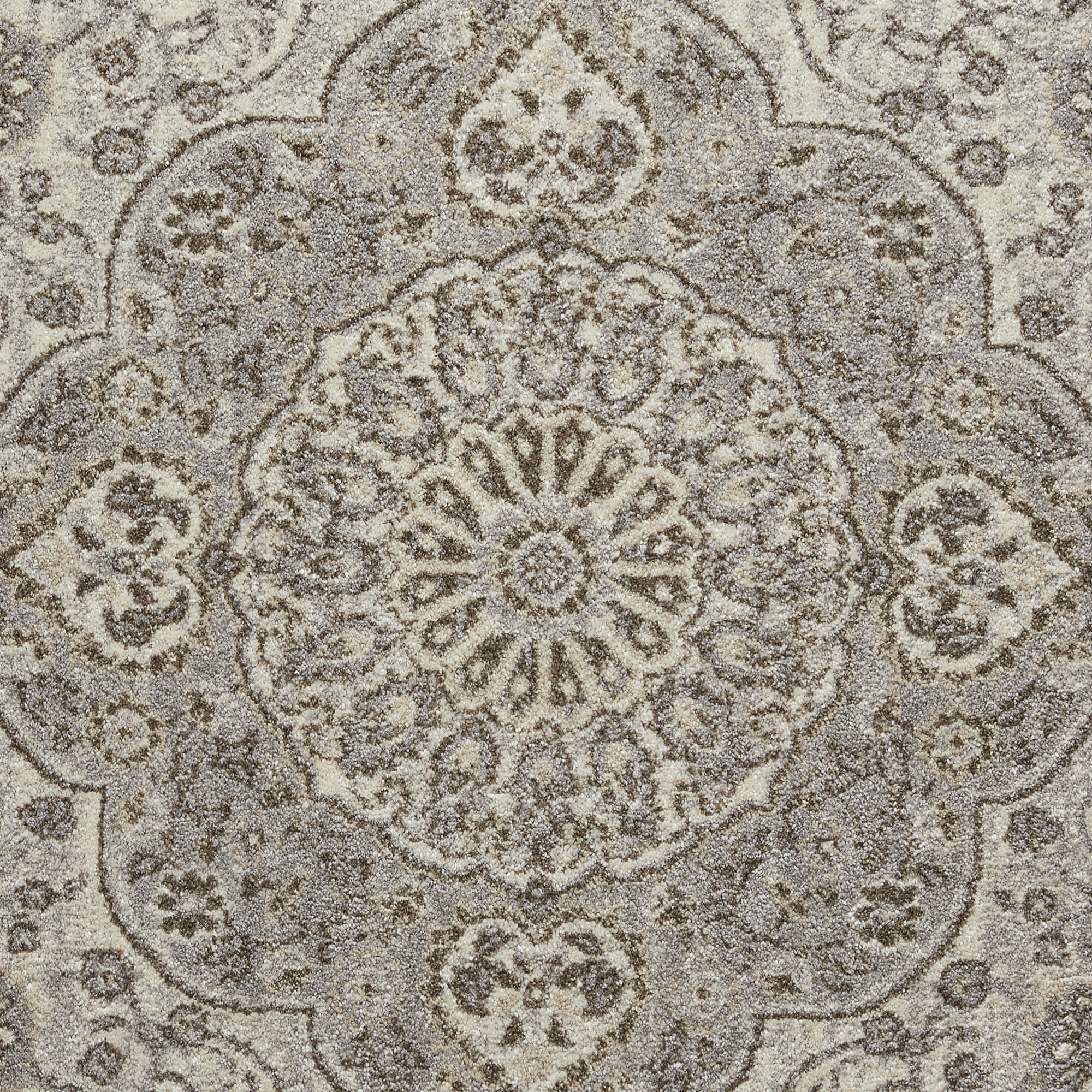 Loomaknoti Malanie Crewford 5' x 7' Gray Oriental Indoor Area Rug
