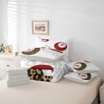 thumbnail image 6 of Castle Fairy Snooker Billiards Bedding Comforter Set,Cheetah Print Queen Bedding Sets, 6 of 8