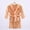 Orange, variant on TIMIFIS Toddlers Hooded Robe Fleece Bathrobe Cute with Ear Hooded Casual Comfy Solid Color Soft Sleepwear Long Sleeve Sleeping Robes Loungewear Stylish Nightwear, for 3-12T