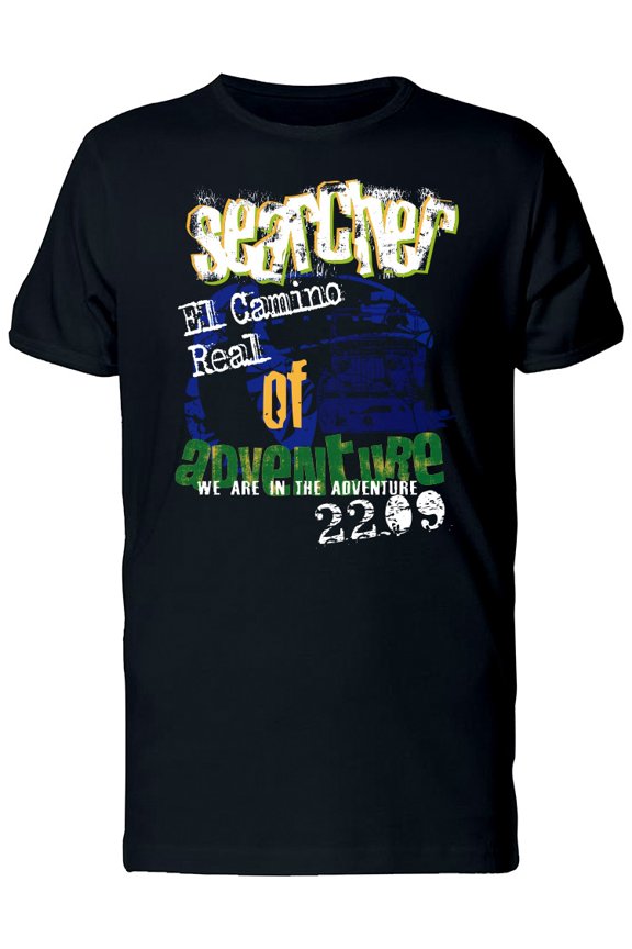 Grunge Searcher Of Adventure Tee Men's -Image by Shutterstock