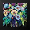 thumbnail image 2 of Vertentes, Jeanette 15x15 Black Modern Framed Museum Art Print Titled - Nighttime Dark, 2 of 5
