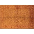 thumbnail image 1 of Ahgly Company Indoor Rectangle Oriental Orange Industrial Area Rugs, 2' x 3', 1 of 4