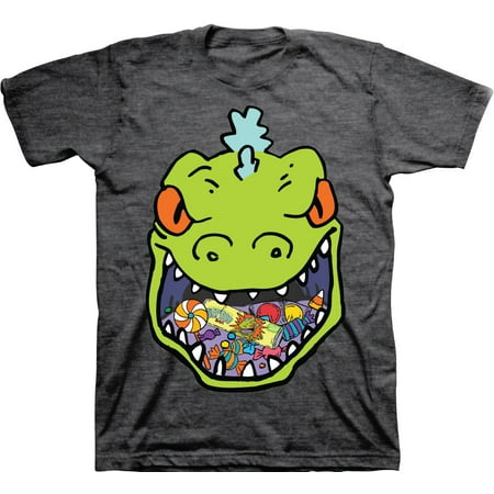 Mens Nickelodeon 90's Rugrats Shirt - Retro Nick Rugrats tee - Classic Nick Graphic T-Shirt (Charcoal Heather, XX-Large)