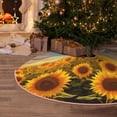 thumbnail image 5 of Sikiie Beautiful Golden Sunflower Field Christmas Tree Skirt, Christmas Tree Decorations, Christmas Decor, Tree Mat Decoration(30-48IN)-48", 5 of 6