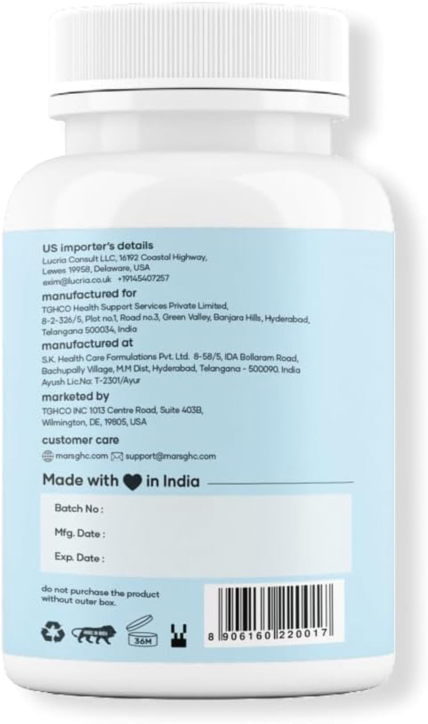 Mars by GHC Surge Max | Contains Shilajit, Ashwagandha, Gokshura, Safed Musli Capsules | Helps Boosttamina | Helps Maintain Overall Health (pack of 1)