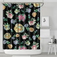 thumbnail image 2 of Waterproof Pioneer Shower Curtain 72x84 Inch Polyester Unique Cute Floral Shower Curtain for Bathroom Hotel Home Decor with 12 Plastic Hooks, 2 of 5