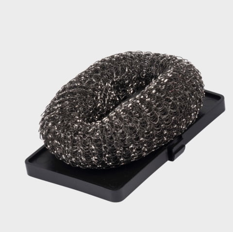 Oklahoma Joe's Blacksmith Combo Grill Brush Replacement Steel Wool Brush Head