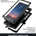 thumbnail image 4 of TECH CIRCLE for Samsung Galaxy S25 Metal TPU Case with Kickstand & Built-in Camera & Screen Protector, Aluminum Metal Glass Shockproof Waterproof Military Heavy Duty Sturdy Cover,Black, 4 of 9