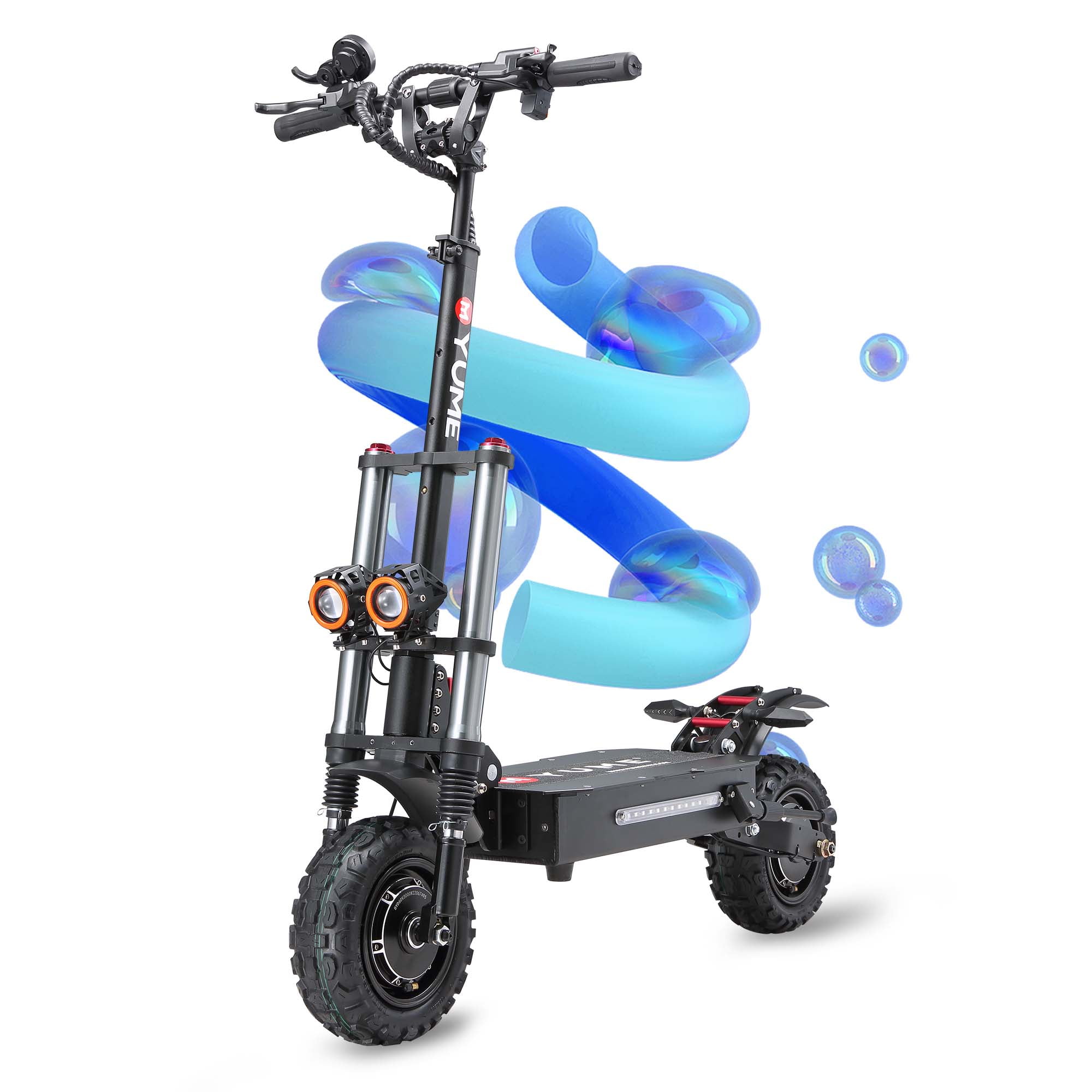 M YUME Scooter Y11 Dual Motors 6000W 50 Miles Long Range and 50 MPH