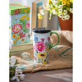 thumbnail image 2 of Evergreen Ceramic Travel Cup, 17 OZ. ,w/box, Spring Wildflowers, 2 of 3