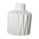 thumbnail image 1 of Jarrón de cerámica geométrico, decoración de mesa, ligero, estilo bohemio, para entrada. Talla M Blanco, 1 of 9
