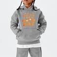 thumbnail image 3 of Povozer Cute Hoodies for Teen Girls Trendy Oversized Hooded Sweatshirt Boys Hoodies Girl Sweatshirt Casual Girl Hoodie Pullover Hoodie Sweatshirt Hoodie Suitable For Girls,Size 11-12 Years,Grey, 3 of 4
