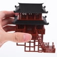thumbnail image 3 of FONWILYO Small Japanese Pavilion Figurine Multi Color Terrarium Ornament for Garden and Aquarium, 3 of 6