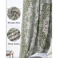 thumbnail image 6 of Sage Green Boho Blackout Curtains 54 Inch Length 2 Panels Set for Living Room Bedroom, Vintage Abstract Art Ethnic Tribe Room Darkening Window Curtains Thermal Insulated Black Out Curtain 52"x54", 6 of 8