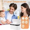 thumbnail image 3 of Calentador de Toallitas Húmedas para , 5 Modos de Control de Temperatura y Doble para la Comodidad del ., 3 of 5