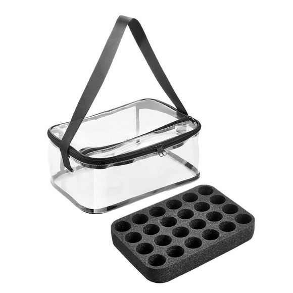 Estuche organizador de pintura, bolsa de almacenamiento de suministros de arte, divisores extraíbles portátiles, bolsa de transporte de pintura con