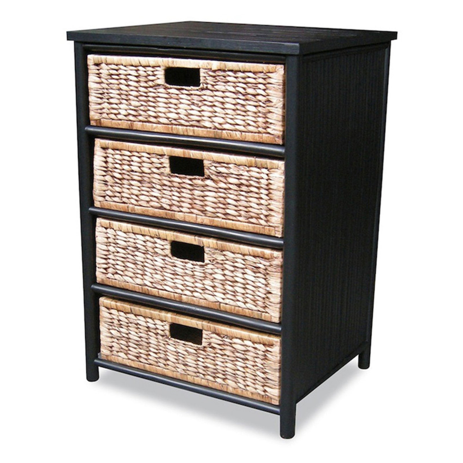 Heather Ann Creations Naia 4 Drawer Bamboo Storage
