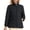 Black, variant on Packable Puffer Jacket Women Plus Size Winter Warm Jacket Padded Coats Lightweight Down Coat Long Sleeve Outerwear