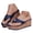 Blue, variant on Mepaouo Flip Flops for Women Cork Platform Wedge Thong Walking Sandals Summer Beach Slip on Slides