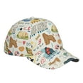 thumbnail image 3 of Fotbe Dogs Funny Pets Classic Baseball Cap, Adjustable Snapback Hats, Outdoor Baseball Hat for Men and Women Cotton Soft, 3 of 9