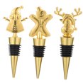 thumbnail image 5 of Raindrops Golden Reusable Bottle Corks 3Pcs for Wine Lovers and Husband, 5 of 8