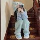 thumbnail image 2 of Sanrio Hanyodon-Pijama de felpa para mujer, ropa de dormir cálida y gruesa, conjuntos de pijama para otoño e invierno, novedad, 2 of 4