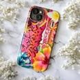 thumbnail image 5 of Y2K Graffiti Collage Phone Case, Pink 2000s Aesthetic Tiger & Tropical Flower Cover for iPhone 17 16 15 14 13 12 11 Pro Plus Mini, 5 of 6