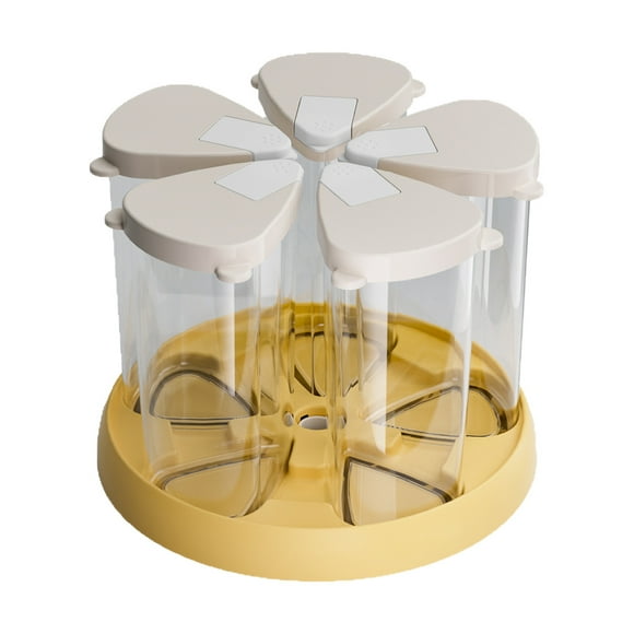 Hearth & Gear The Yellow Rice Dispenser Is Suitable For 6 Grain Storage Containers Kitchen Sideboard Flour Candy And And Enhances The Efficient Design Of Tissue Containers Ice Storage for Freezer
