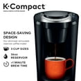 thumbnail image 3 of Keurig K-Compact Single-Serve K-Cup Pod Coffee Maker, Black, 3 of 8