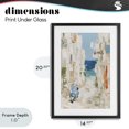 thumbnail image 4 of Stupell Industries Contemporary Narrow Alley with Vespa Black Framed Print Under Glass, 14 x 20, by Chromatic Storm Studio, 4 of 8