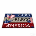 thumbnail image 2 of Independence Day American Flag Doormat Polyester Entryway Rug for Front Door and Indoor Outdoor Use, 2 of 7