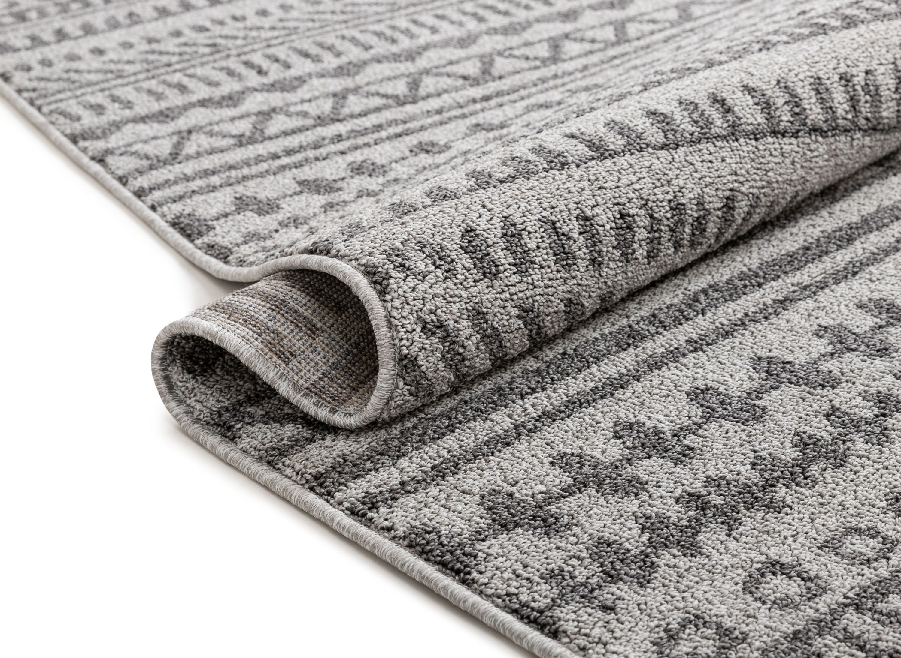 Well Woven Verona Easton Grey Modern Geometric 5'3" x 7'3" Area Rug