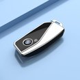 thumbnail image 3 of Key Fob Cover Compatible with BMW IX I7 X7 3 4 5 7 Series 740i M3 Keychain Case Holder Protector,C Black, 3 of 4