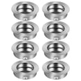 thumbnail image 1 of BRIGHTFUFU 8 PCS Manija de puerta de color inoxidable Guardarropa invisible Manija de tracción manija incrustada, 1 of 8