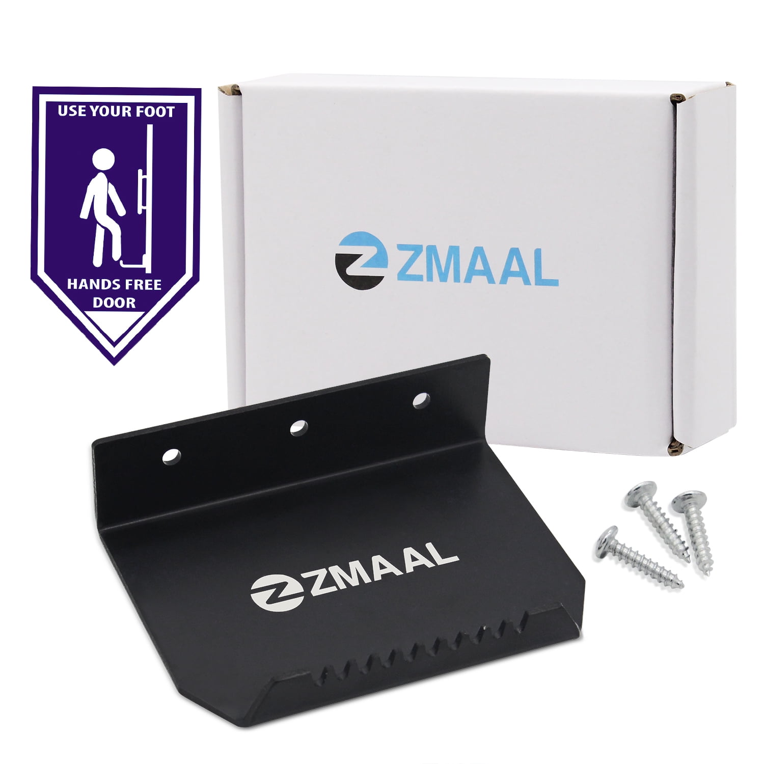 2Pack ZMAAL Use Foot Sticker No Touch Use Foot Vinyl Door Sticker Hands-Free Door Decal Foot Operated Door Opener 