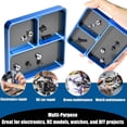 thumbnail image 4 of Magnetic Screw Organizer Tray - Screw Holder for RC Models, Electronics, Phone Repair, Small Tool Tray Parts Holder for Screws, Sockets, Bolts, Pins, 3-Compartment Parts Storage with Medium Magnet, 4 of 6
