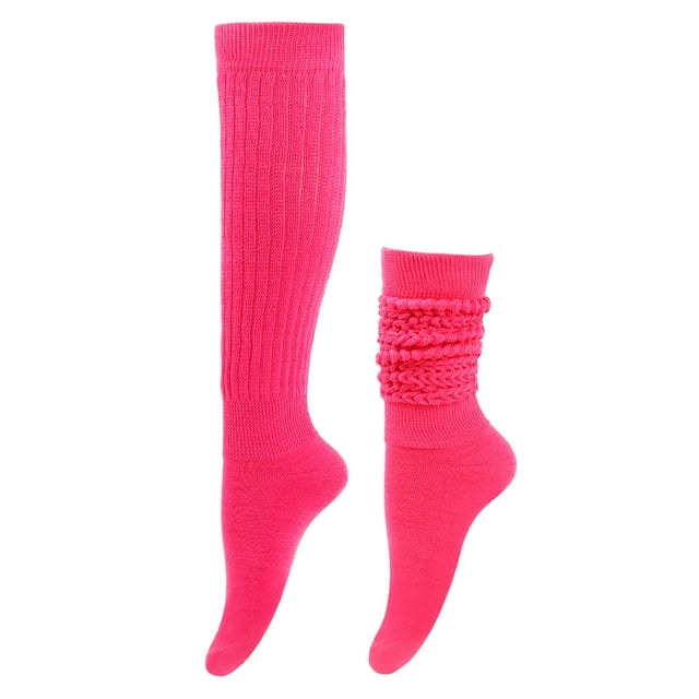Xingzhi 2 Pcs/ensemble Extra pour Chaleur Supplémentaire Chaussettes Décontractées Confortables et Durables Rose Rouge 1ensemble