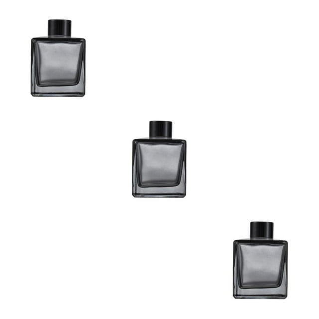 Advancent Difusores De Caña De Fragancia Para El Dormitorio - Vidrio Cuadrado Simple Y Atmosférico Y Gris Humo Firmemente Colocado 200mL Type1 NO1
