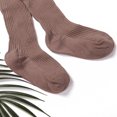 thumbnail image 2 of Baby Toddler Girls Knit Cotton Tights Thread Crochet Pantyhose Warm Ribbed Legging Stockings, 2 of 6