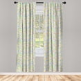 thumbnail image 3 of Ambesonne Pastel Curtains, Colorful Squares Mosaic, Pair of 28"x84", Multicolor, 3 of 5