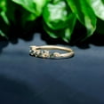 thumbnail image 3 of SHREENATHJEWELRY 5x3MM / 2Ct Leaf Vine Moss agate Wedding band Alexandrite Bridal Wedding band Dainty Proposal Women Jewelry Birthday Gift For Daughter, 3 of 3