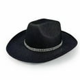 thumbnail image 2 of iHPH7 Cowgirl Accessories Cowboy Hats for Women Western Accessories for Women Cowgirl Hat Sun Hats for Women, Black One Size, 2 of 3
