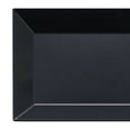 thumbnail image 4 of Smarty 5.5" x 8.5" Black Rectangle Disposable Plastic Dessert Plates 120ct, 4 of 5